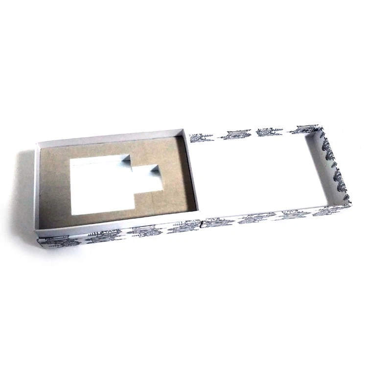 5.Custom Flip-Top Silver Stamping Perfume Gift Box